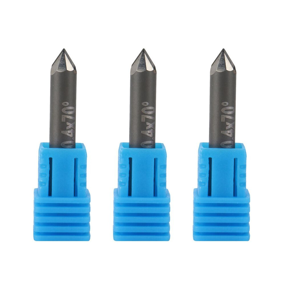 3X Pcd Diamond Engraving Bits Engraver Cnc Carving Tools Stone Carbide Milling Cutter Granite Marble 6033923032593