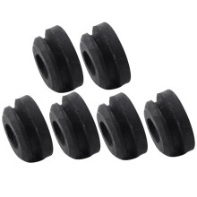 6Pièces Ensemble Radiateur Isolant Supérieur Supports Bague Caoutchouc Noir Adapté pour Accord 74173-SJ4-000