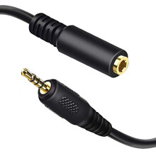 2.5mm to 3.5mm Headphone Adapter Cable, GoldPlated Connectors for Clear Audio and Universal Compatibility
