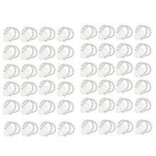 48Pcs Elastic Pearl Wrist Bands Corsage Accessories Wedding Wrist DIY Artificial Flowers Decor for Wedding Beach Party