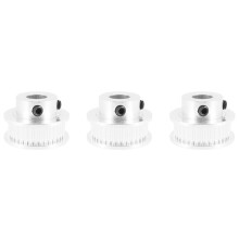 3X Aluminum GT2 36 Teeth 8mm Bore Timing Belt Pulley Flange Synchronous Wheel for 3D Printer