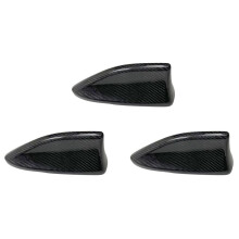 3X Real Carbon Fiber Car Roof Fin Antenn Trim Cover för BRZ 86 2014-2019 Car Styling