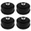 4pcs 32mm/1.25Inch Air Compressor Noise Reducer Silence Filter,Plastic Shell Round Muffler Filter 1