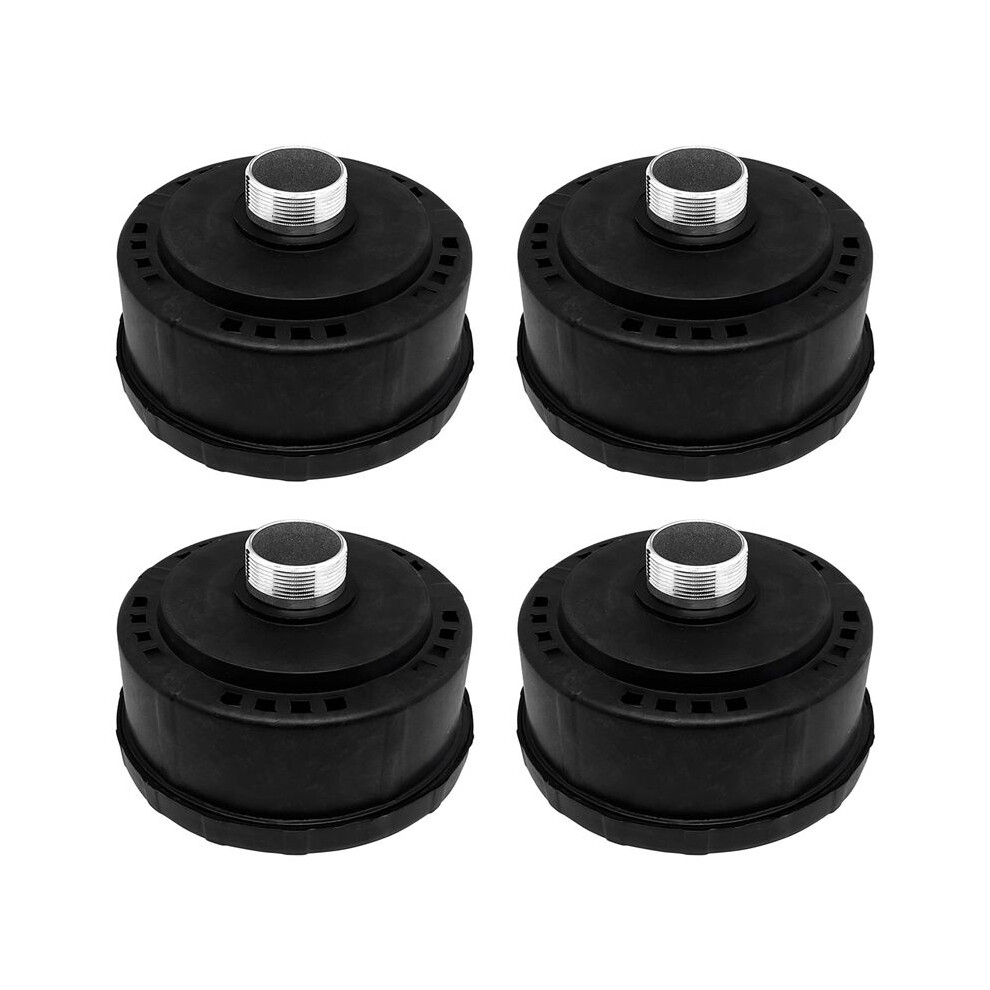 4Pcs 32Mm/1.25Inch Air Compressor Noise Reducer Silence Filter,Plastic Shell Round Muffler Filter 6031024885964