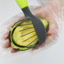 Outil D'Avocat 3 en 1 Coupe-Avocat Multifonctionnel Coupe-Avocat Séparateur de Fruits Presse-Avocat