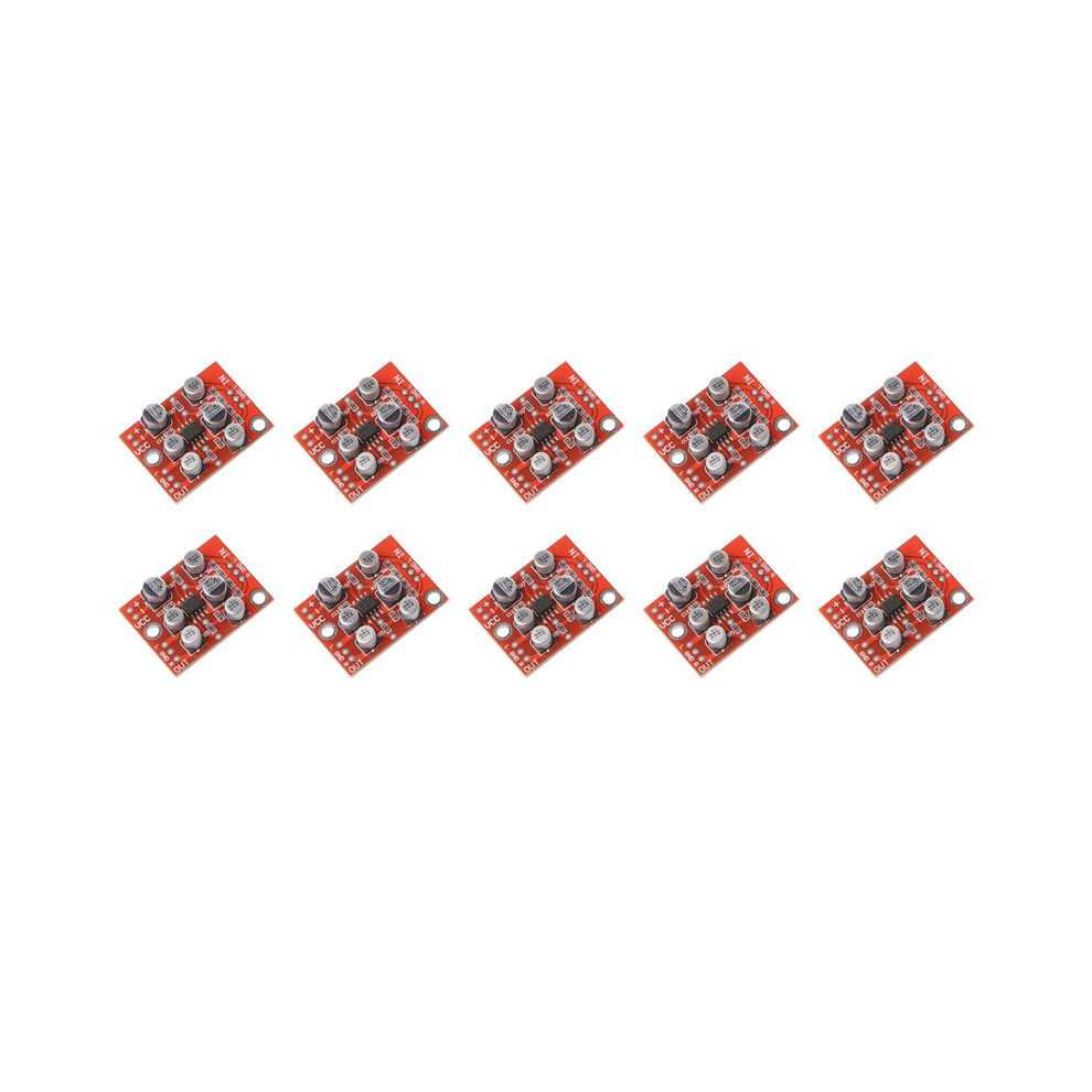 10Pcs 5V-15V Ad828 Stereo Preamp Preamplifier Module Amp Module Microphone Preamp Module 4713492642820