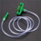 6X 30CC 50CC Kunststoff Transparenter Luftschlauch Klebstoff Spritzenadapter 5