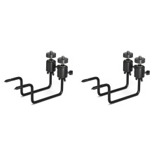 Trailcamera Boomhouder: 360 Graden Verstelbare Gamecamerahouder met 1/4 Inch Schroef, Eenvoudige Installatie, 4 Stuks