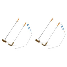 6 Pcs Fryer Cleaning Tools,Stainless Steel Deep Fryer Cleaning Tools,Basket Fryer Brush,Air Fryer Cleaning Brush Tools