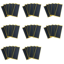 160Pcs/Lot Black Fingerboard Deck Uncut Tape Stickers Black Foam Grip Tape Stickers 38mmx110mm