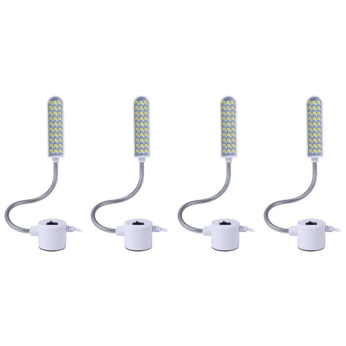 30 LED Sewing Machine Light with Magnetic Base and Flexible Gooseneck, Portable Work Light 4pack EU PLug