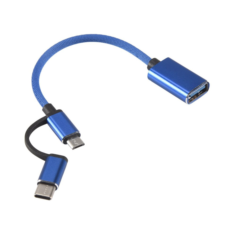 2X 2 In 1 Usb 3.0 Otg Adapter Cable Type-C Micro-Usb To Usb 3.0 Interface Converter 6032298725475