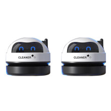 2X Desktop-Reiniger Staubsauger für Home-Office-Tischkehrmaschine -Staubsauger USB Wiederaufladbarer Kabelloser Reiniger B