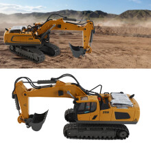 1:20 Scale RC Excavator Toy with Lights, 11 Channels, 1200mAh Batteries
