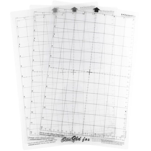 9Pcs Replacement Cutting Mat Adhesive Mat with Measuring Grid 8 By 12-Inch for Silhouette Cameo  Plotter Machine 1