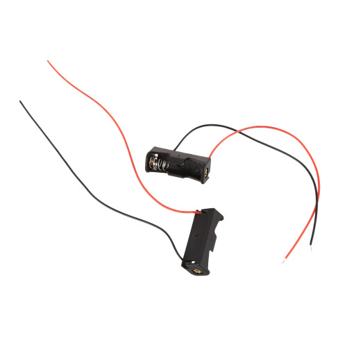 10PCS 1 23A A23 12V Battery Storage Clip Holder Box Case Cell Holder with Wire 2