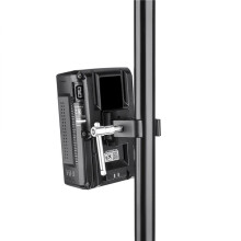 3X V-Mount Battery Adapter with Clamp for Mounting to Light Stand Tripod for V-Mount Battery to Light Stand or Tripod
