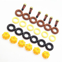 10X Einspritzdüse Reparatursatz 0280150440 13641703819 für - E60 E39 520I 523I Autoersatz AY-RK004