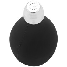 2X Powder Spray Bottle, Refillable Silicone Powder Dispenser Empty Powder Container for Barber, Black Powder Sprayer