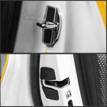 2 Sets for TRD Door Stabilizer Door Lock Protector Latches Stopper Covers for Land Alphard Vellfire