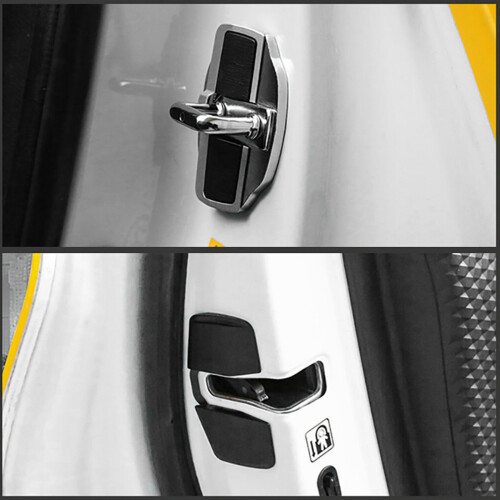 2 Sets for TRD Door Stabilizer Door Lock Protector Latches Stopper Covers for  Land  Alphard Vellfire
