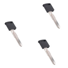 3X Fernnotschlüsseleingabe Blank Blade Uncut Insert Pg543K für Sx-4 Grand Vitara 2006 2007 2008 2009 2010 2011 2012 (Farbe: Schwarz)