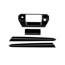 Car Rear Tailgate Trim Strips Trunk Handle Trim Strips for  TACOMA 2024 Tailgate Decoration Stickers Gloss Black