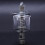 4X 50ML Engine Machine Lubricator Oil Gravity Drip Feed Oiler Clear+Silver 2