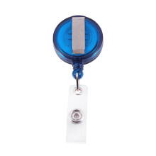 30 Bobine Rétractable  ID Badge Longe Étiquette de Nom Porte-Carte Clé Clip de Ceinture Couleur: Bleu Quantité: 10 Pcs