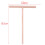Practial T Shape Crepe Maker Pancake Batter Wooden Spreader Stick Home Kitchen Tool Kit DIY Use 2Pc 9