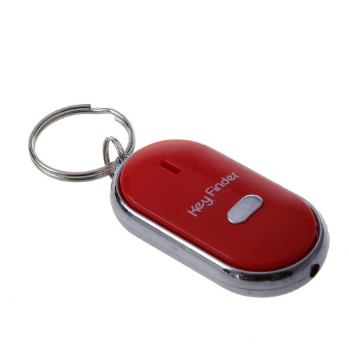 4Pcs Whistle Lost Key Finder Flashing Beeping Locator Remote Keychain LED Ring 2