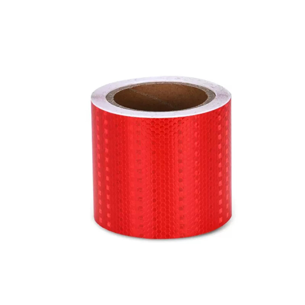 Reflective Tape 10M X 10Cm Self Adhesive Warning Tape For Car Motorcycle Bicycle Visibility Red 9771547102052