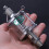 5X 50ML Engine Machine Lubricator Oil Gravity Drip Feed Oiler Clear+Silver 5