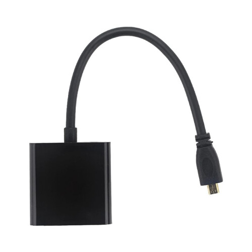 10X Micro- to VGA Adapter Cable 1080P Video Converter with Audio Jack USB Power Cable for  Camera Raspberry Pi 4 1