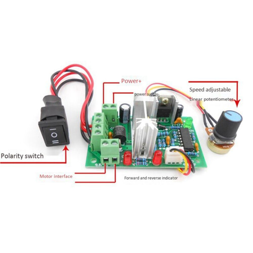 4X PWM  Motor Speed Controller   20A Current Regulator 10-60V PWM  Controller 150W 12V 24V 36V 48V 2