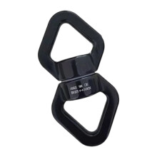 Émerillons d'escalade 30KN, corde rotative à 360 degrés,-noir