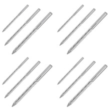 12 Pack Tire Bit Multi Sizes Tire Repair Carbide Burr Drill Bit Tire Patches Plug Cutters Wire Cutter Reamer Drill