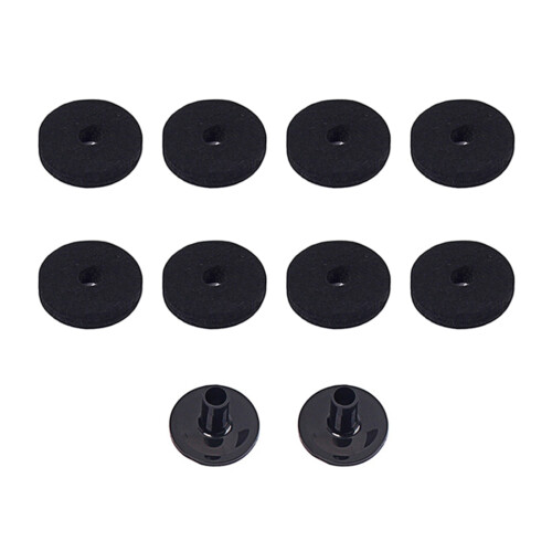 10Pcs Plastic Bass Drum Felt Pad Replacement Drum Felt-WC73