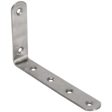 8Pcs 125X75mm L Shape Stainless Steel Shelf Corner Brace Angle Bracket