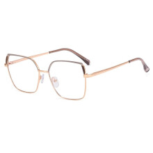 Ultralight Computer Reading Glasses +350 with HD Blue Light Blocking Lenses and Spring Hinges Gray Coffee
