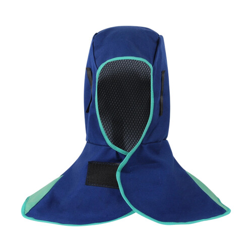 Welding Head Cover Welding Hood Cap Full Coverage Against-Blue
