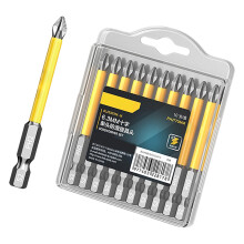 Premium S2 Steel Screwdriver Bit Featuring Textured Shaft And-4