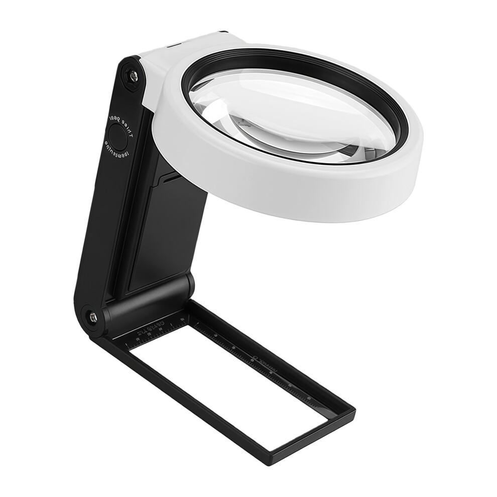 Folding Magnifier With 10X Zooming And Ergonomic-Model 7018B
