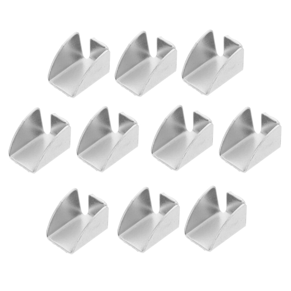 10Pcs Heavy Duty Metal Shelf Clips Triangle Cabinet Shelf Supports For Home Office Shelving 9771547102366