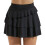Jupe-short en tissu de polyester pour jupe d'usure active-Noir S 1