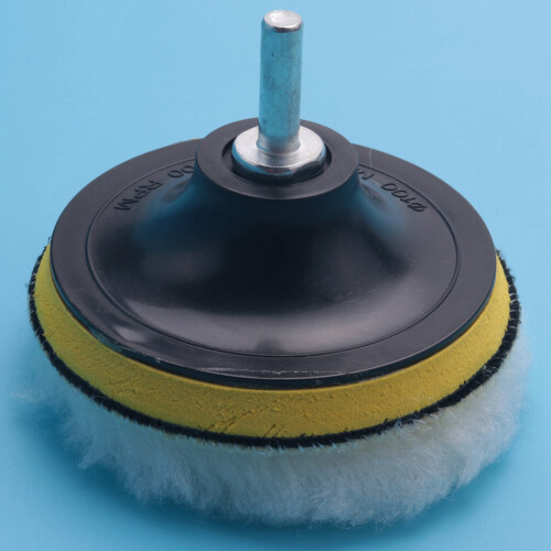 2X Gross Polishing Buffing Pad Kit Car Polishing Buffer Drill Adapter Tool 1