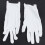 2X White Cotton Gloves Anti-Static Gloves Protective Gloves for Housework Workers 2