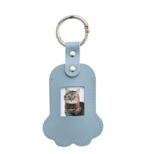 Dog Hair Keepsakes Keychains Memorial Lockets Pet-light blue
