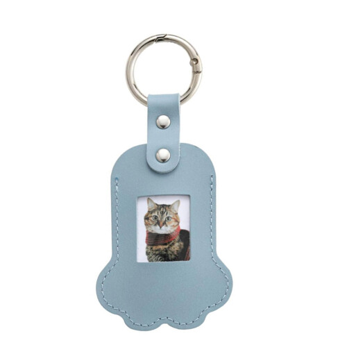 Dog Hair Keepsakes Keychains Memorial Lockets Pet-light blue