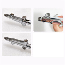 3X Portable Single Action Airbrush 0.3mm Nozzles Spray Airbrush Pen for Model Cake Nail Car Painting Beauty Inkjet-Black